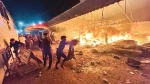 آتش‌سوزی گسترده در خیمه‌ها و مدارس و شهادت و مجروح شدن ده‌ها نفر