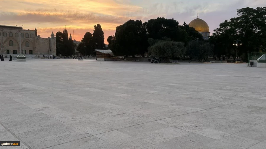 تصاویری از صبح زیبای مسجد الاقصی 6