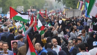 في إطار جمعات الغضب.. مدن إيرانية تنظم وقفات تضامنية مع غزة