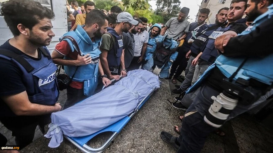 شهادت یک خبرنگار دیگر فلسطینی 2