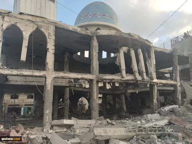 ۳ شهید و ۳۵ زخمی در تیراندازی به مرکز توزیع کمک‌ها در رفح/ اشغالگران مسجد الانصار دیرالبلح را ویران کردند 3