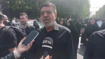 حضور چهره های لشکری وکشوری پابه پای مردم ایران در مراسم تشییع شهدای اقتدار ملی  8