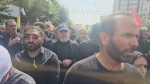 حضور چهره های لشکری وکشوری پابه پای مردم ایران در مراسم تشییع شهدای اقتدار ملی  9