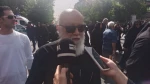 حضور چهره های لشکری وکشوری پابه پای مردم ایران در مراسم تشییع شهدای اقتدار ملی 6