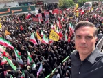 پوشش زنده رسانه های جهان از مراسم تشییع پیکر شهدای اقتدار 5