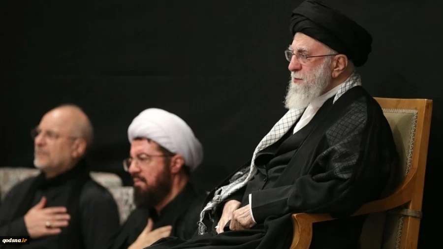 An Ashura night mourning ceremony took place in the Husseiniyeh of Imam Khomeini in Tehran Saturday, attended by Leader of the Islamic Revolution Ayatollah Seyyed Ali Khamenei and a large gathering of people from various walks of life.