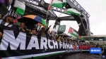 تظاهرات حامیان فلسطین؛ حدود ۱۰۰ هزار نفر پل «هاربر» در استرالیا را مسدود کردند 4