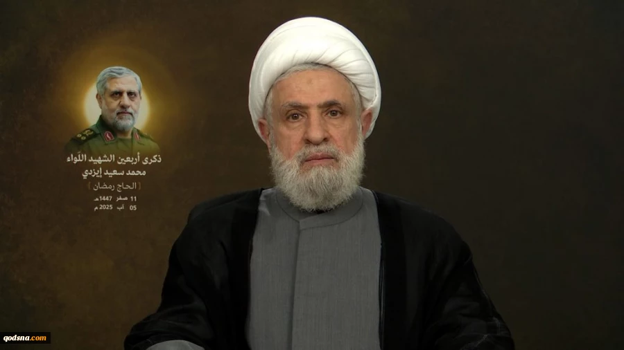 در مراسم بزرگداشت چهلم شهید ایزدی

شیخ نعیم قاسم: شهید ایزدی عمر خود را در راه خدمت به فلسطین سپری کرد/ مقاومت و ارتش از لبنان دفاع خواهند کرد  2