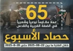 مرکز پژوهشی آماری معطی گزارش داد؛ 

65 عملیات مقاومتی در یک هفته اخیر/ ثبت میانگین بیش از 9 عملیات در هر روز+ نمودار 3