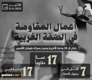 مرکز پژوهشی معطی منتشر کرد؛

17 عملیات مقاومتی در 24 ساعت اخیر/ روز خونین اشغالگران با 7 کشته و 11 زخمی