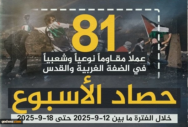 مرکز پژوهشی آماری معطی گزارش داد؛

 81 عملیات مقاومتی در یک هفته اخیر/ ثبت میانگین 12 عملیات در هر روز+ نمودار 3