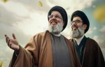 اجرای گروه «شمس الحریة» زیر نظر آهنگساز ایرانی در مراسم سالگرد شهادت سیدحسن نصرالله 2