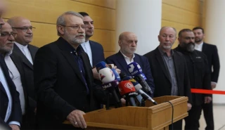 لاريجاني في بيروت: لبنان خندق متقدم وحزب الله سد منيع أمام إسرائيل