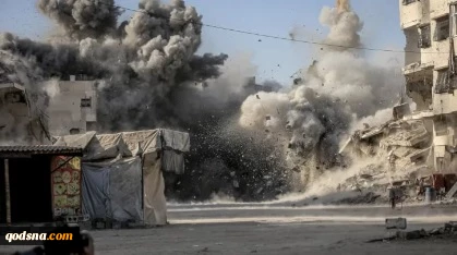 قصف إسرائيلي عنيف على قطاع غزة رغم إعلان الاحتلال استعداده لتنفيذ خطة ترامب 2