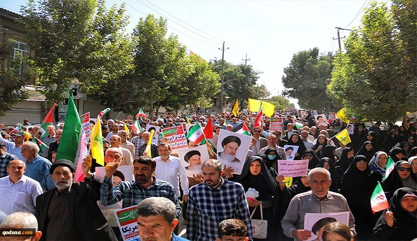 مسيرات 'بشارة النصر' تعم ارجاء ايران تضامنا مع الشعب الفلسطيني 2