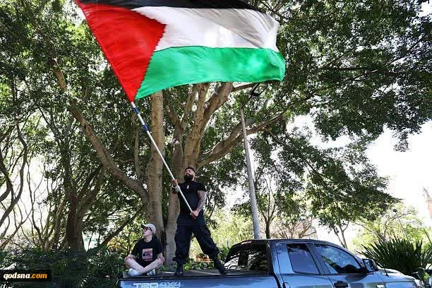 تظاهرات مردم سیدنی استرالیا در حمایت از استقامت غزه  5