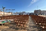 بیمارستان ناصر در خان یونس در حال آماده‌سازی برای پذیرش اسرای فلسطینی است که قرار است امروز در چارچوب توافق تبادل اسرا آزاد شوند
 3