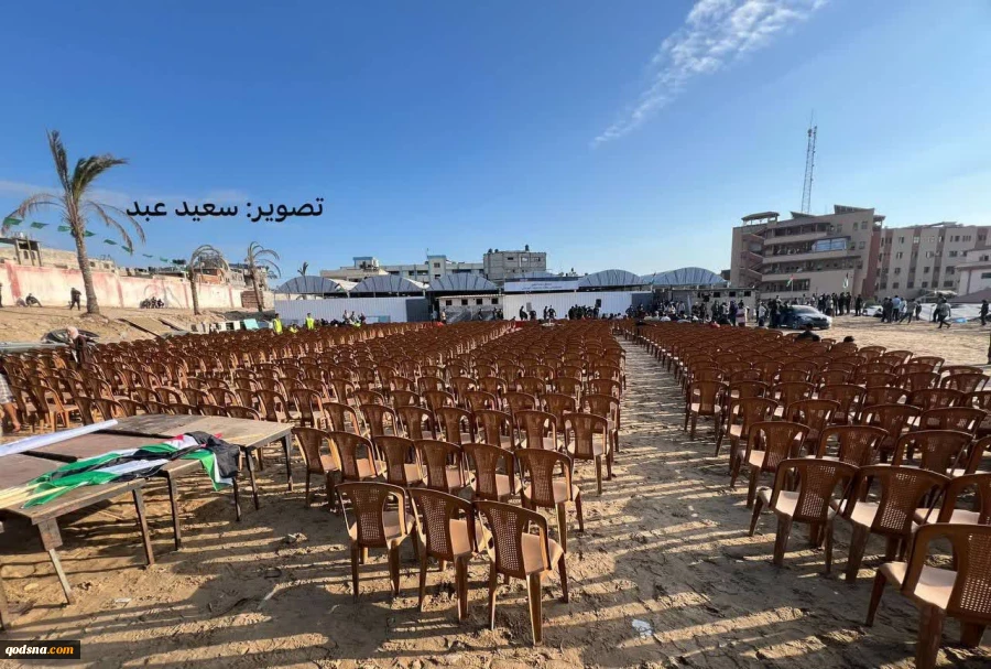 بیمارستان ناصر در خان یونس در حال آماده‌سازی برای پذیرش اسرای فلسطینی است که قرار است امروز در چارچوب توافق تبادل اسرا آزاد شوند
 3