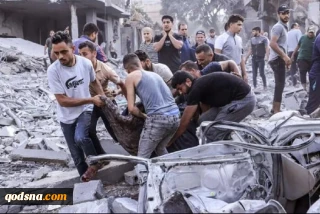 کشف پیکر ده‌ها شهید در نوار غزه