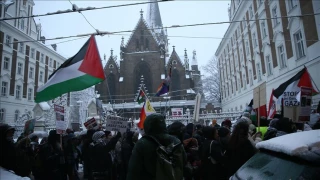 فریاد «رهایی فلسطین» در اروپا/ طنین شعارهای  «فلسطین را آزاد کنید»، «اسرائیل تروریست است»