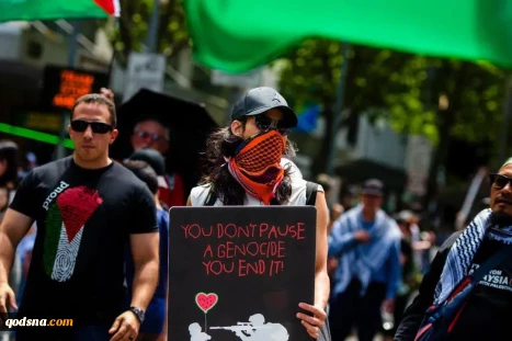 تظاهرات حامیان فلسطین در استرالیا