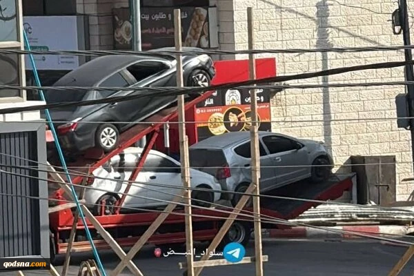 تداوم یورش گسترده نظامیان اسرائیلی به کرانه باختری و مصادره خودروها 2