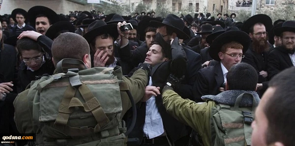 تظاهرات گسترده یهودی های حریدی علیه سربازی اجباری 2