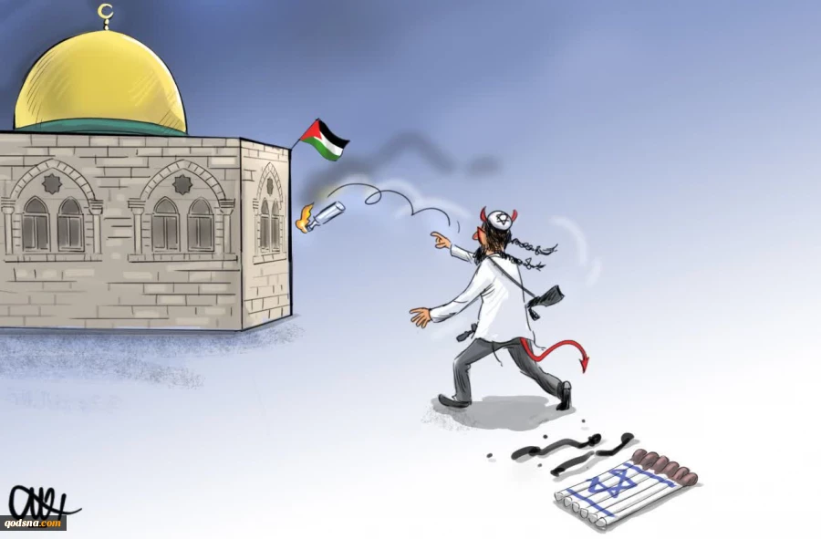 اقدام مشمئزکننده و نژادپرستانه شهرک‌نشینان اسرائیلی در به آتش کشیدن  مسجدی  در کرانه باختری 
 2