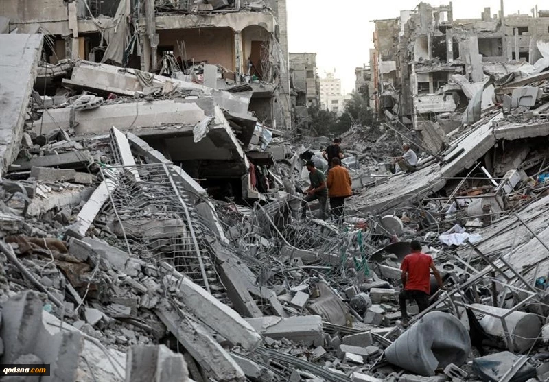 آغاز عملیات بیرون کشیدن پیکر شهدا در غزه؛ تنها با یک حفار و زیر ۷۰ میلیون تن آوار 2