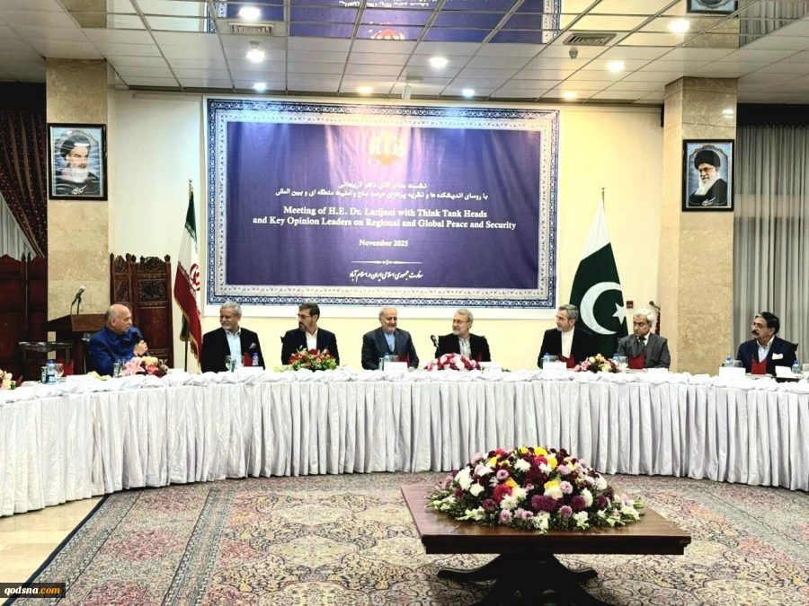 در نشست با نخبگان سیاسی و روسای اندیشکده های پاکستان؛
لاریجانی: توطئه آمریکایی-صهیونیستی پشت جنگ اخیر بود/ آشفتگی داخلی در رژیم اسرائیل 2