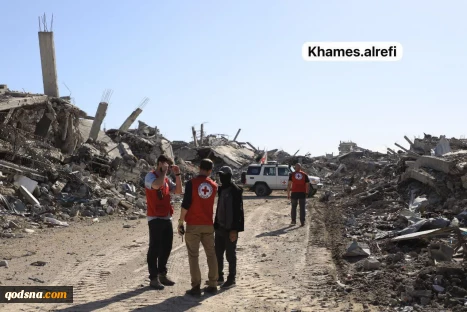 تصاویری از مبارزان گردان‌های قسام حین عملیات جستجو برای یافتن جسد اسرای صهیونیست در اردوگاه جبالیا در شمال نوار غزه