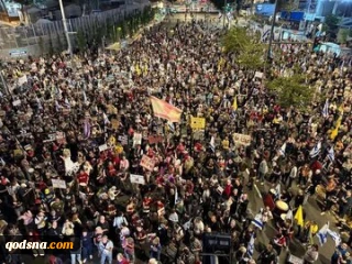 تظاهرات مخالفان عفو نتانیاهو در تل آویو