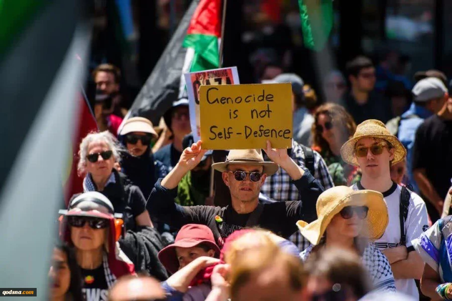 همبستگی با مردم فلسطین در ملبورن استرالیا 3