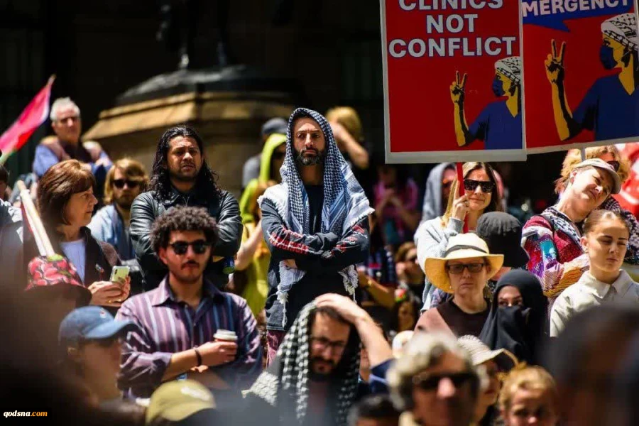 همبستگی با مردم فلسطین در ملبورن استرالیا 5