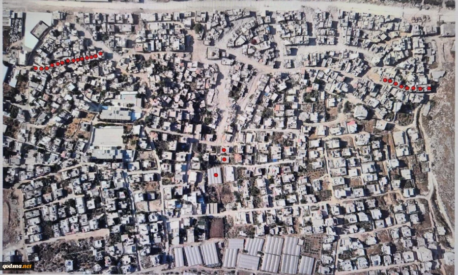 Zionist regime orders demolition of 25 residential buildings in Nur Shams camp