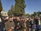 60,000 Palestinians perform Friday, absentee prayers for Gaza and West Bank martyrs at Aqsa Mosque
