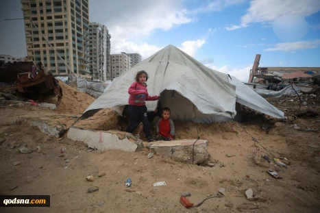 شبکه سازمان‌های مردم‌نهاد فلسطینی: با نزدیک شدن طوفان فعلی، ۹۰۰ هزار آواره در چادرهای مخروبه در نوار غزه زندگی می‌کنند