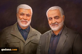 بغداد.. احياء ذكرى استشهاد أبي مهدي المهندس وقاسم سليماني بشارع المطار