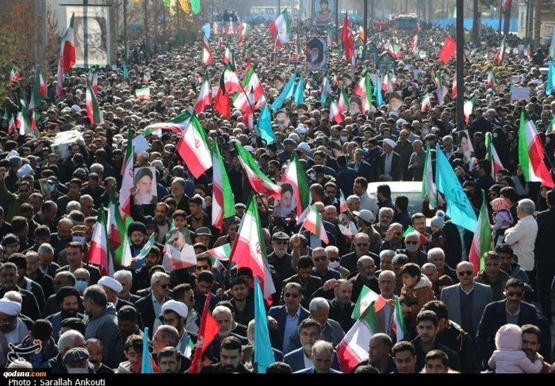 مسيرة شعبية كبرى في طهران ومسيرات في شتى المحافظات ضد أعمال الشغب والمخربين 4