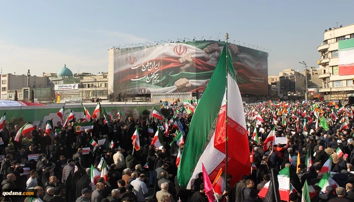 مسيرات شعبية كبرى في طهران ضد أعمال الشغب والمخربين 6