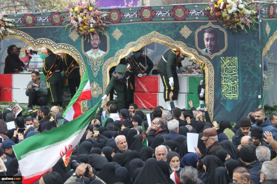 تشیع با شکوه شهدای مردمی و مدافع امنیت 8