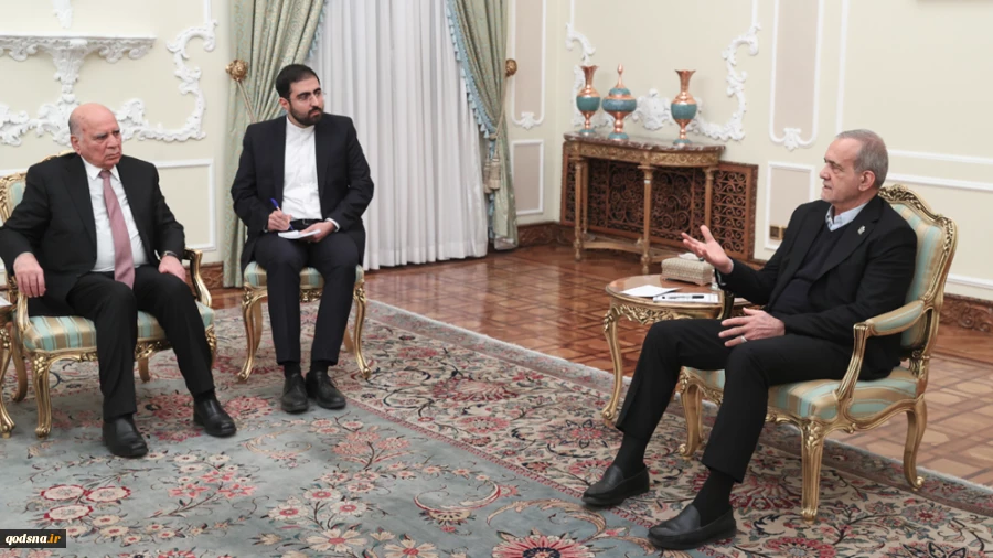 President Pezeshkian:

Recent terrorist riots in Iran a joint project of U.S., Zionist regime