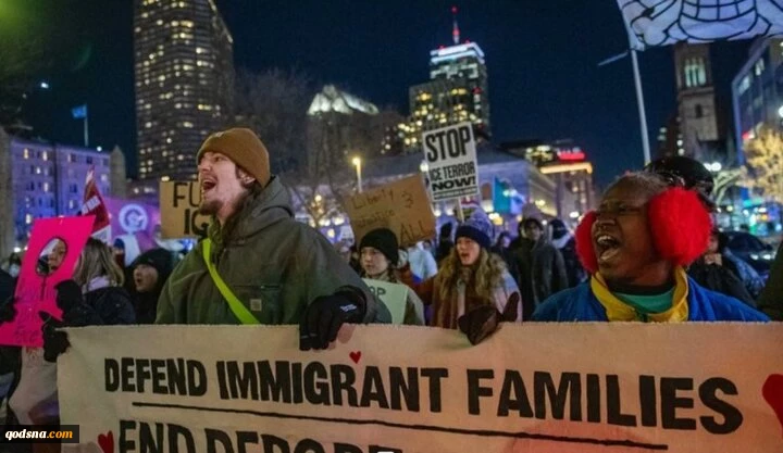 مظاهرات غاضبة في أمريكا: آلاف ينددون بـ"وحشية" سياسات ترامب ضد المهاجرين 2