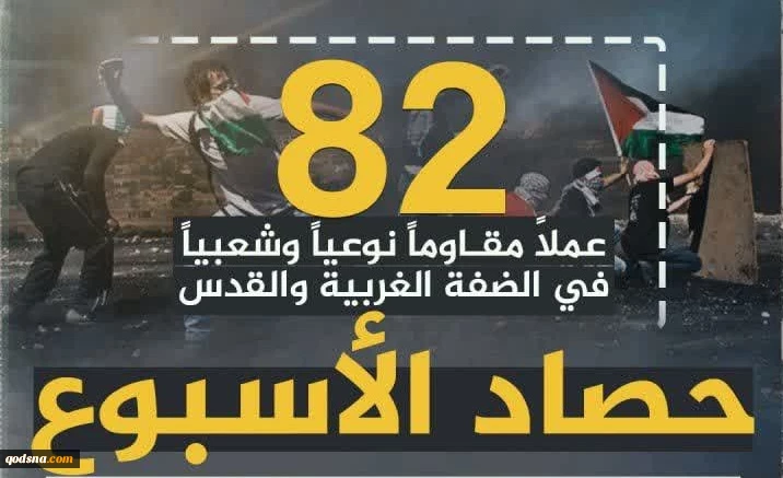 مرکز پژوهشی آماری معطی گزارش داد؛

82 عملیات مقاومتی در یک هفته اخیر/ ثبت میانگین 12 عملیات در هر روز+ نمودار 2