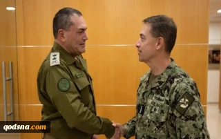 دیدار فرمانده سنتکام با رئیس ستاد رژیم صهیونی