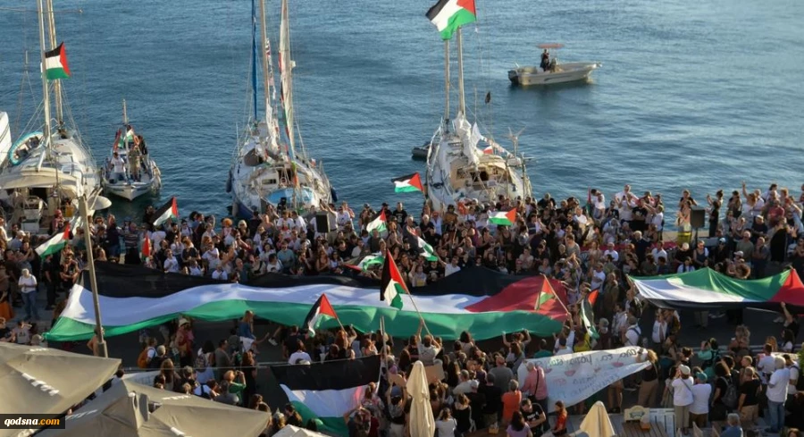 "ناوگان جهانی صمود" از آغاز بزرگترین تحرک بین المللی برای شکستن محاصره  غزه خبر داد 2