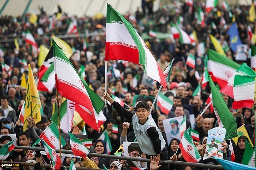 راهپیمایی 22 بهمن از قاب دوربین خبرنگارخبرگزاری قدس (قدسنا) 5