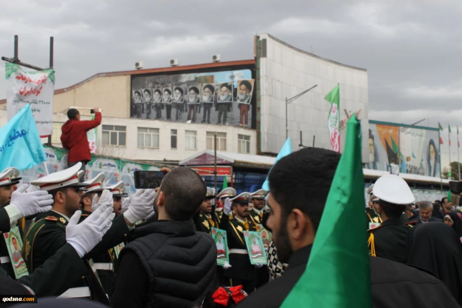 راهپیمایی پرشکوه یوم الله 22 بهمن از قاب دوربین خبرگزاری قدس ( قسمت 2 ) 5