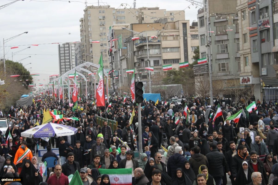 راهپیمایی پرشکوه یوم الله 22 بهمن از قاب دوربین خبرگزاری قدس ( قسمت 2 ) 5