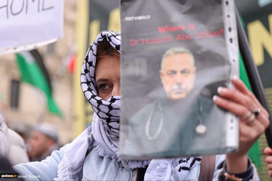 تجمع حامیان فلسطین در برلین 8